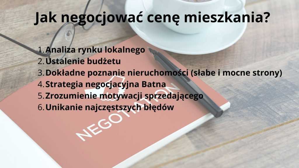 jak negecjować cenę mieszkania