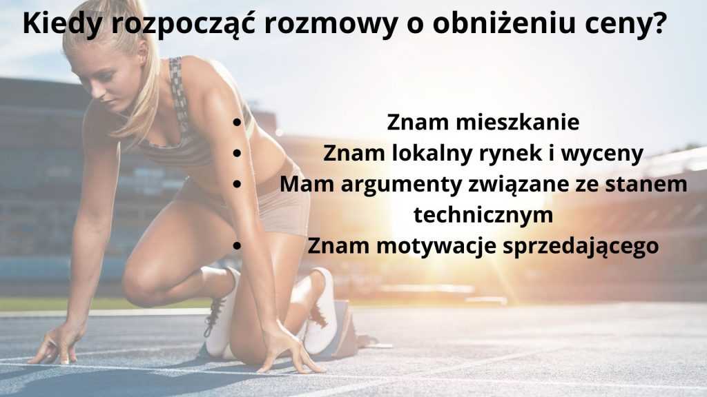 kiedy rozpoczać rozmowy o obniżeniu ceny