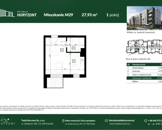 Mieszkanie B1.M29
