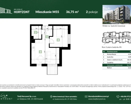 Mieszkanie B1.M55