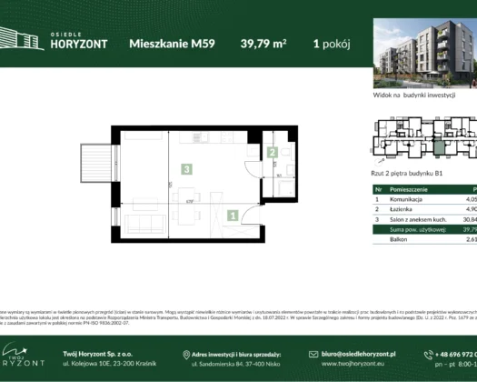 Mieszkanie B1.M59