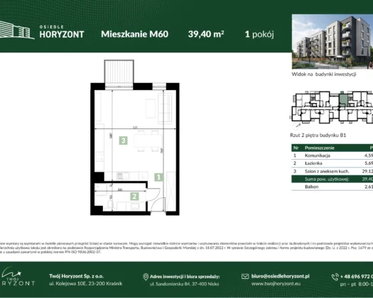 Mieszkanie B1.M60