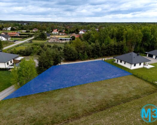 Działka, 1122 m² – Rydzów